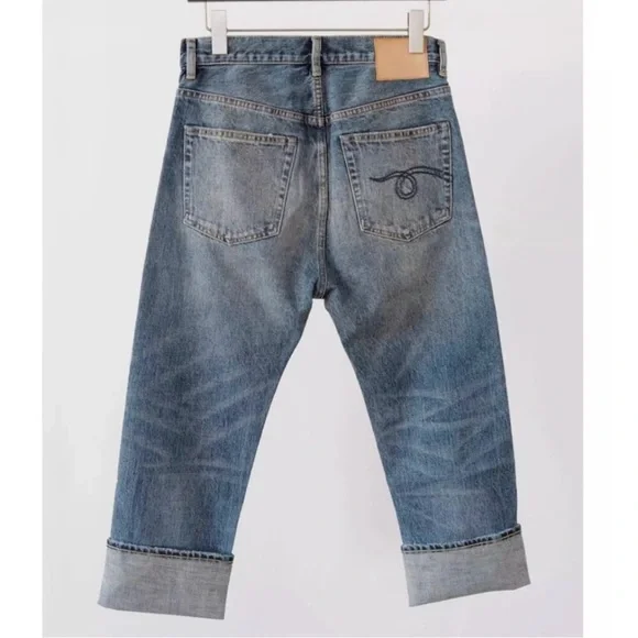 [R13] Tailored Drop Cuffed Estin Selvedge Jeans Special Edition - Picture 5 of 9